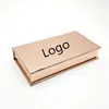 3D mink eyelashes soft band top quality custom lash package with free design logo