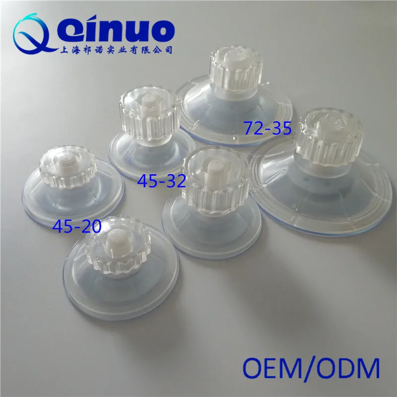 2019 Hot Sale Transparent Glass Table Pvc Plastic Vacuum Suction Cup