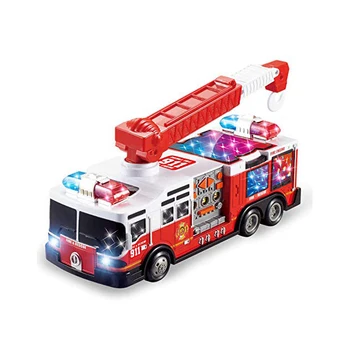 toy fire truck with lights and sirens