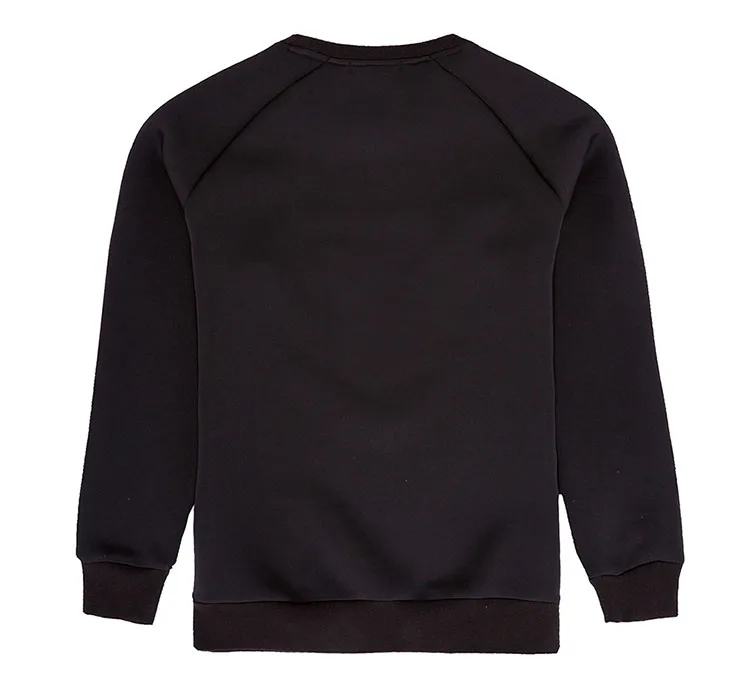 Male Female Unisex Loose 100% Polyester Crew Neck 3d Emboss Sweatshirt ...