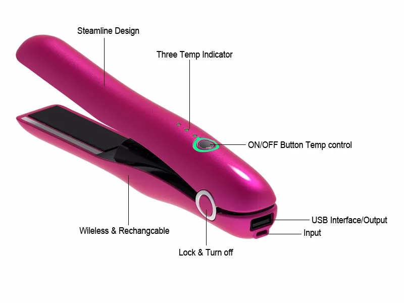Electric 40w New Digital Wet And Dry Hair Flat Iron Perm Machine