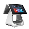 Fashion Dual 15.6-inch Projected Capacitive Screen Windows Touch Screen All in one POS System with 80mm Printer