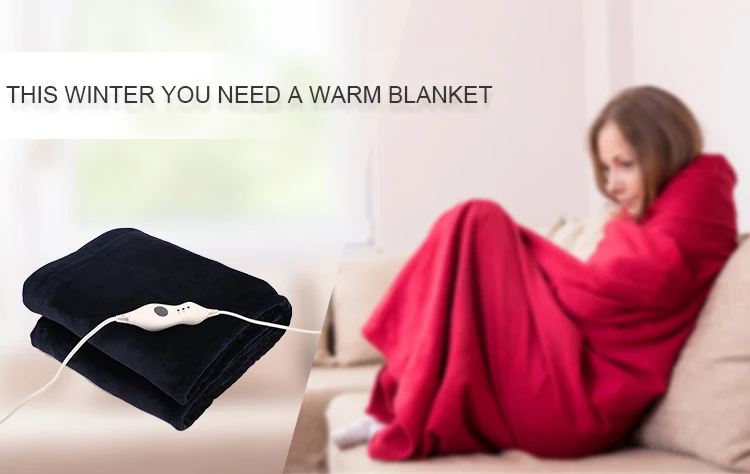 Oem Large Size Exquisite Super Cosy Flannel Electric Blanket Heating ...