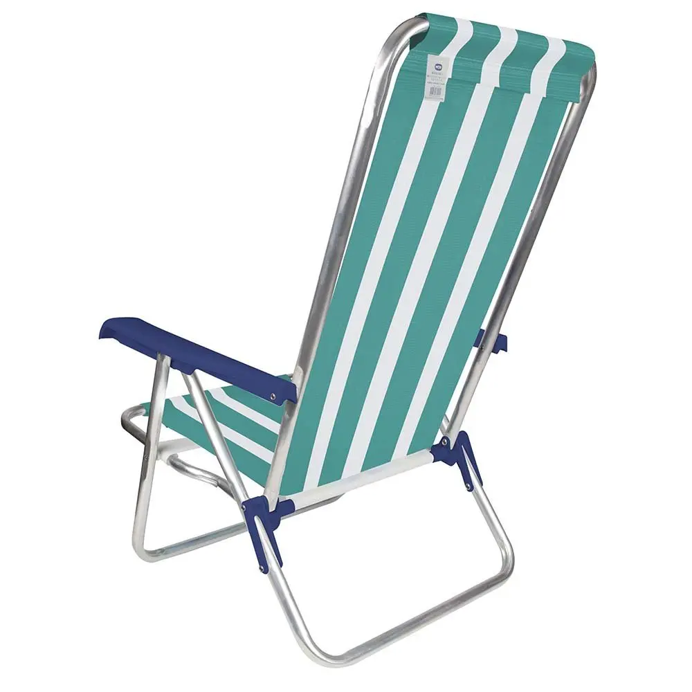 Outdoor Lightweight 4position Aluminum Beach Camping Folding Arm Chair