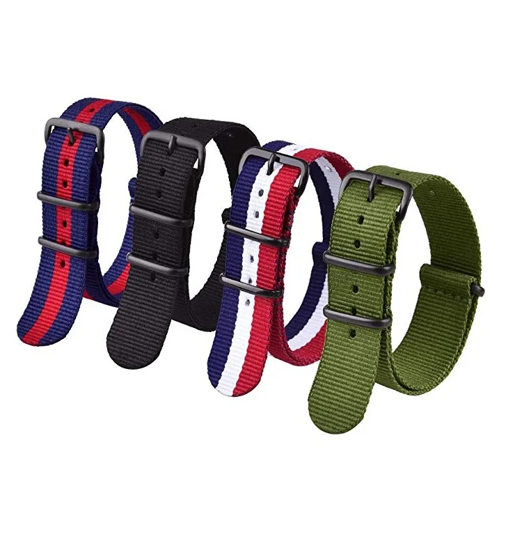 16mm 18mm 20mm 22mm 24mm Custom Premium Ballistic Nylon Watch Straps