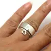 Hotsell Stainless Steel Matching Key Lock Couple Promise Rings Sets