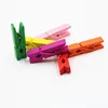 10pcs Beautiful Design 25mm Mini Color Wooden Clips Decorations Paper Photo Spring Clips For Message Cards
