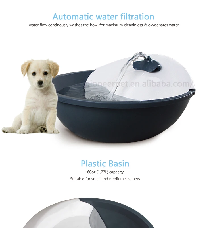 China Pet Supplies Pet Water Fountain 60oz / Pet Feeder For Dogs Buy