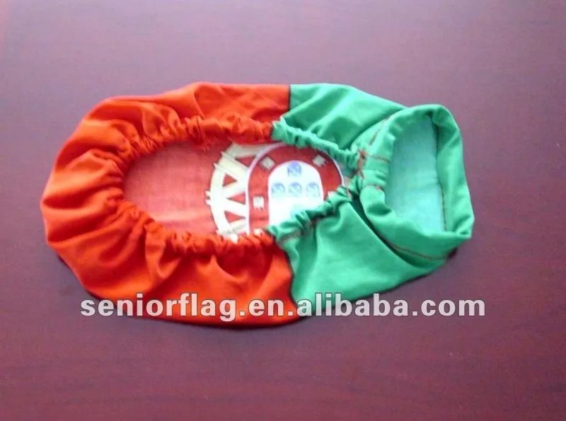 Wholesale cheap elastic polyester Poland flag car side mirror cover sock factory