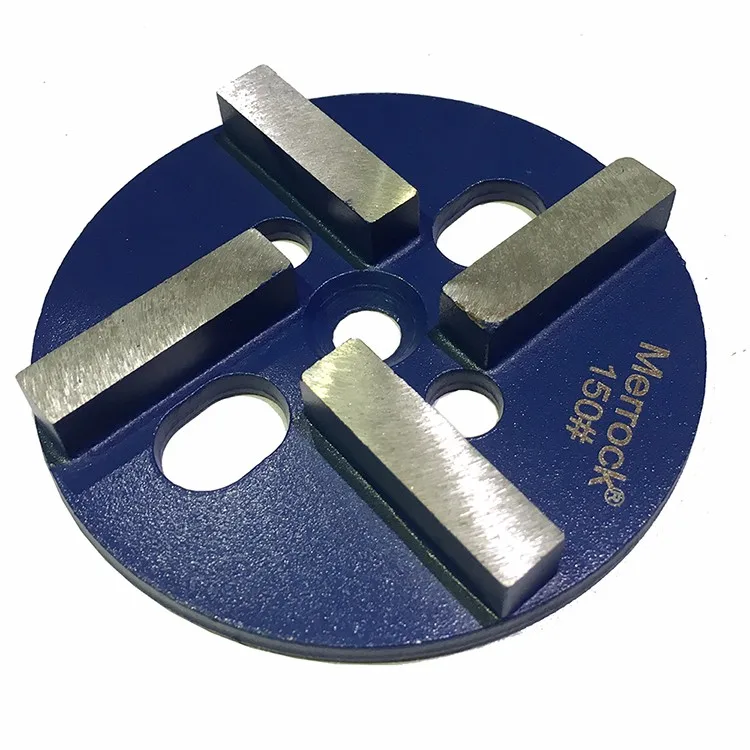 100mm 4 Segments Concrete Grinding Blade 4 Inch Metal Diamond Grinding