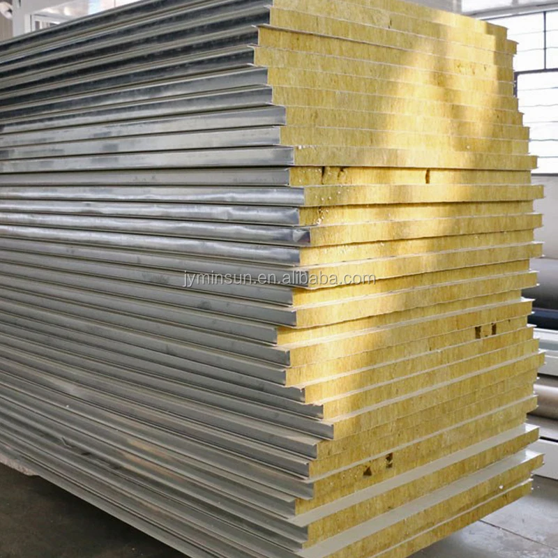 Marine Wall Panel System Rockwool Panel Type A Composite Rock Wool Perforated Sound Reduction