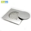 Ningbo Guida Brand Square Bright Stainless Steel Bathroom Floor Drainer