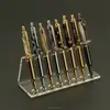 top grade luxury acrylic four pens/pencils display rack stand for supermarket factory directly sale