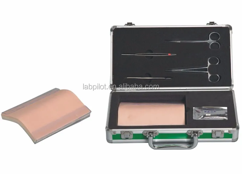 thumbnail image 2 of Tri-Med Basic Surgical Kit – Suture Set W/ Needle Holder, Forceps, Scalpel, Scissors 2 of 5