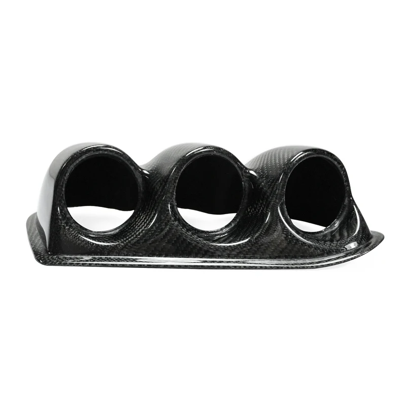 For Evolution 7 8 9 Carbon Fiber Dash Triple Gauge Pod 52mm Or 60mm