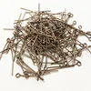 China manufacturer various size and colours sharp brass Jewelry Eye Head Pin