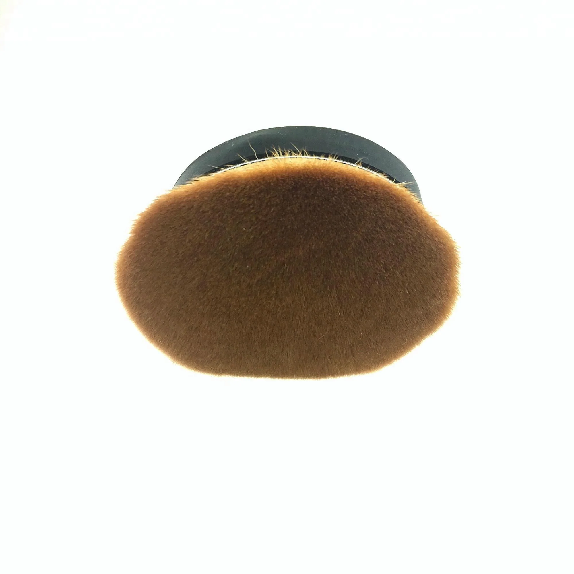 travel storage cheap single wholesale gold low moq vegan oval make up egg makeup oval flat top foundation rose gold kabuki brush