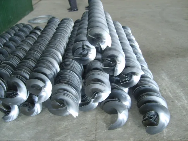 Combine Harvester Spare Part Helical SGS Auger Blade Replacement