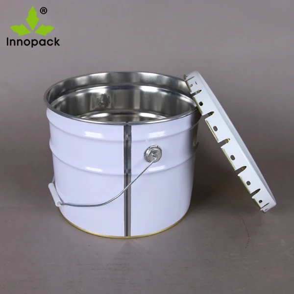 Download 10l Conical Metal Paint Bucket With Crown Lid,Chemical Use ...