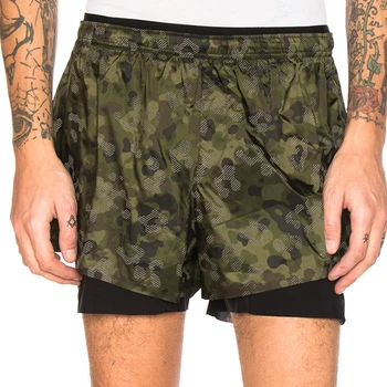 camo running shorts