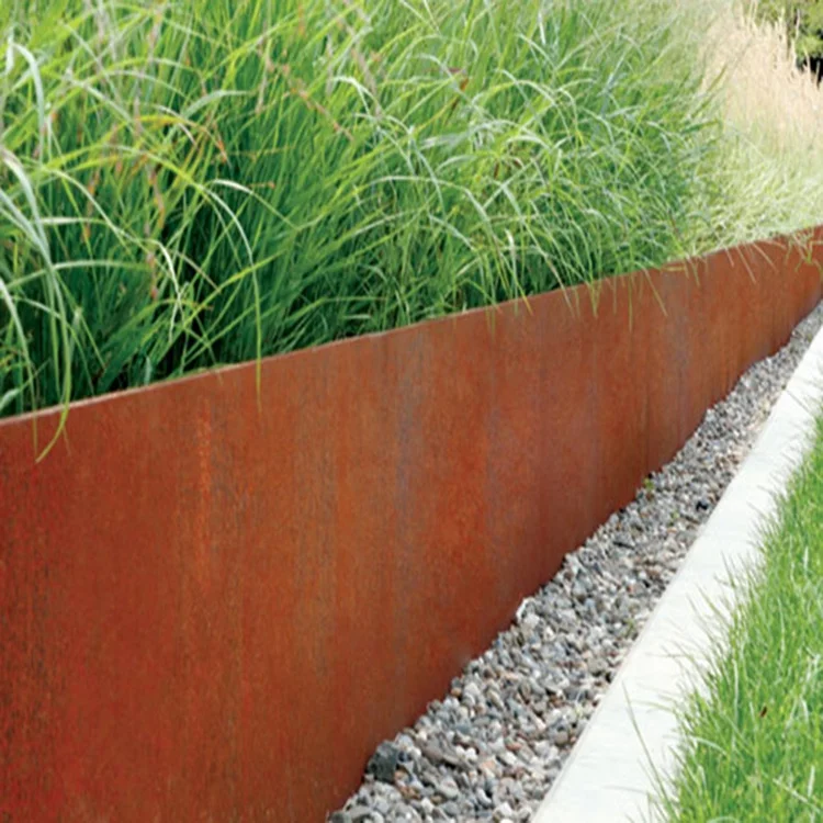 Corten Steel Garden Panels