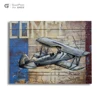 Airplane handmade craft painting decorative objects home craft wood painting