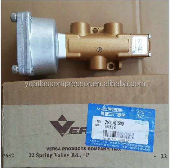 Fusheng Screw Air Compressor Bleed Valve 2605701500=711632e190ar1083