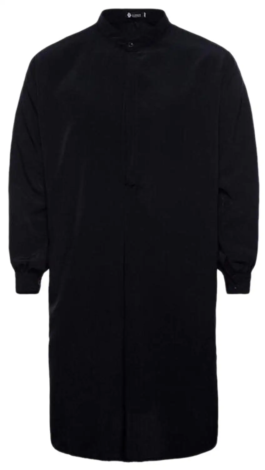 ONTBYB Mens Dubai/ Style Islamic Solid Color Two Piece Button Down Kaftans
