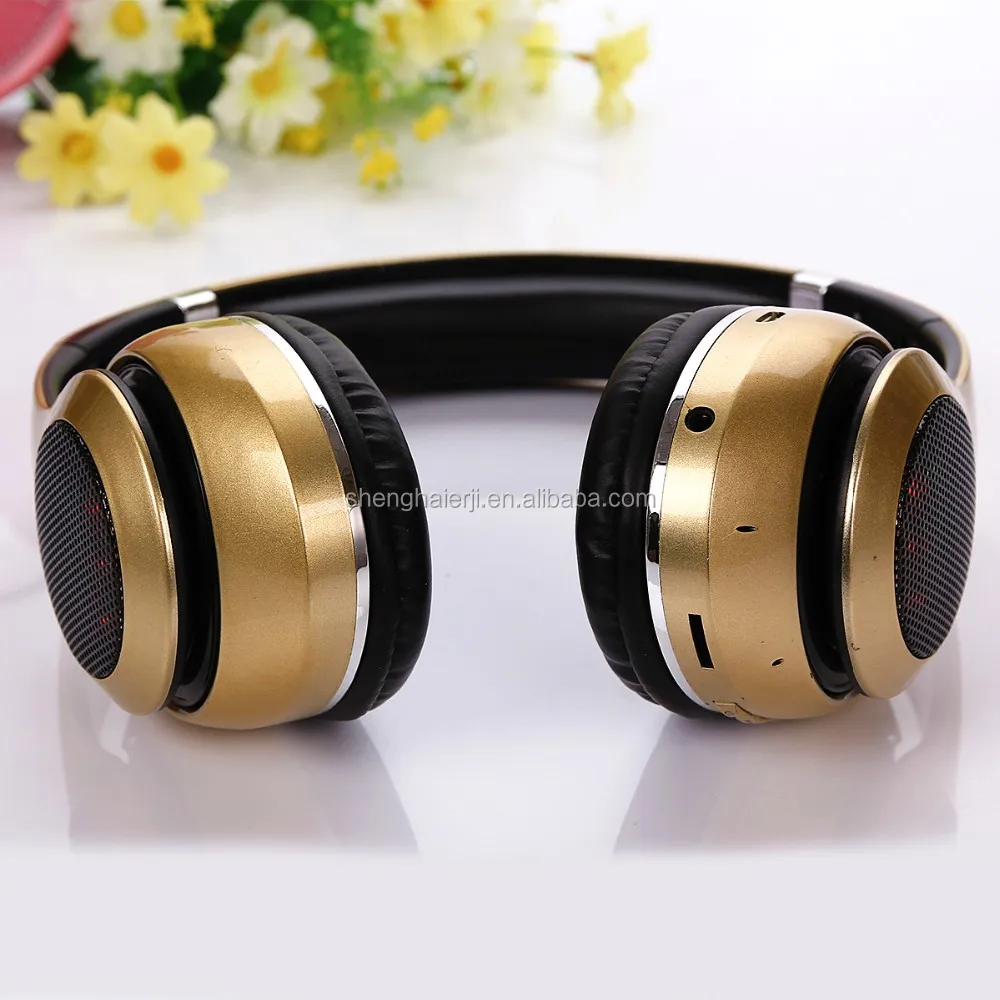 Earphone With Memory Card Stereo Bluetooth Headset With Mp3 Player