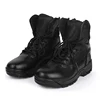 Full grain leather swat tactical boots military