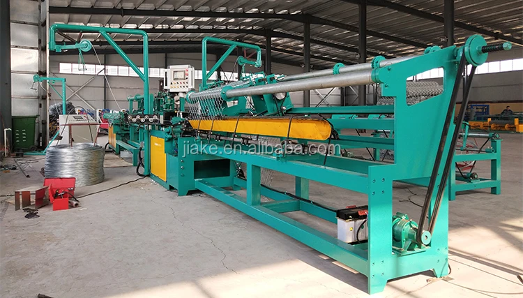 Chain link fence weaving machinery in china