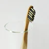 Black Charcoal Bristle Travel Kids 100% Biodegradable Sterilizer High - Grade Teeth Whitening Rainbow Bamboo Toothbrush