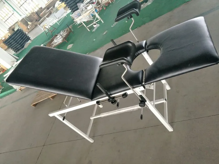 Best quality steel coating gynecology bed for examination obstetric delivery table
