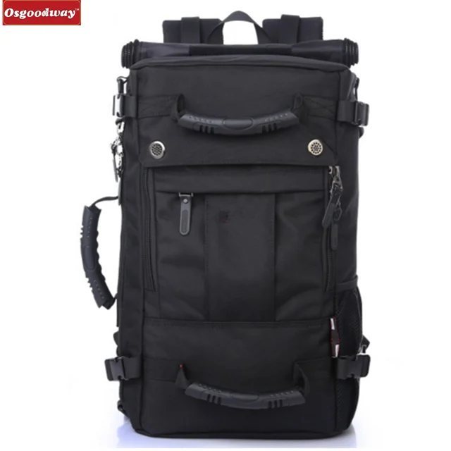 Osgoodway High Quality Brand Fashion Multi-purpose Anti-theft Men Travel Backpack for Hiking Outdoor Trip