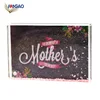 Chinese supplier mother day promotional gift funny souvenir gift photo frame snow globe for family picture