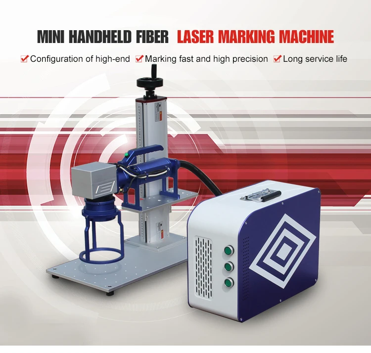Transon 20w color mini handheld fiber marking machine support IPG
