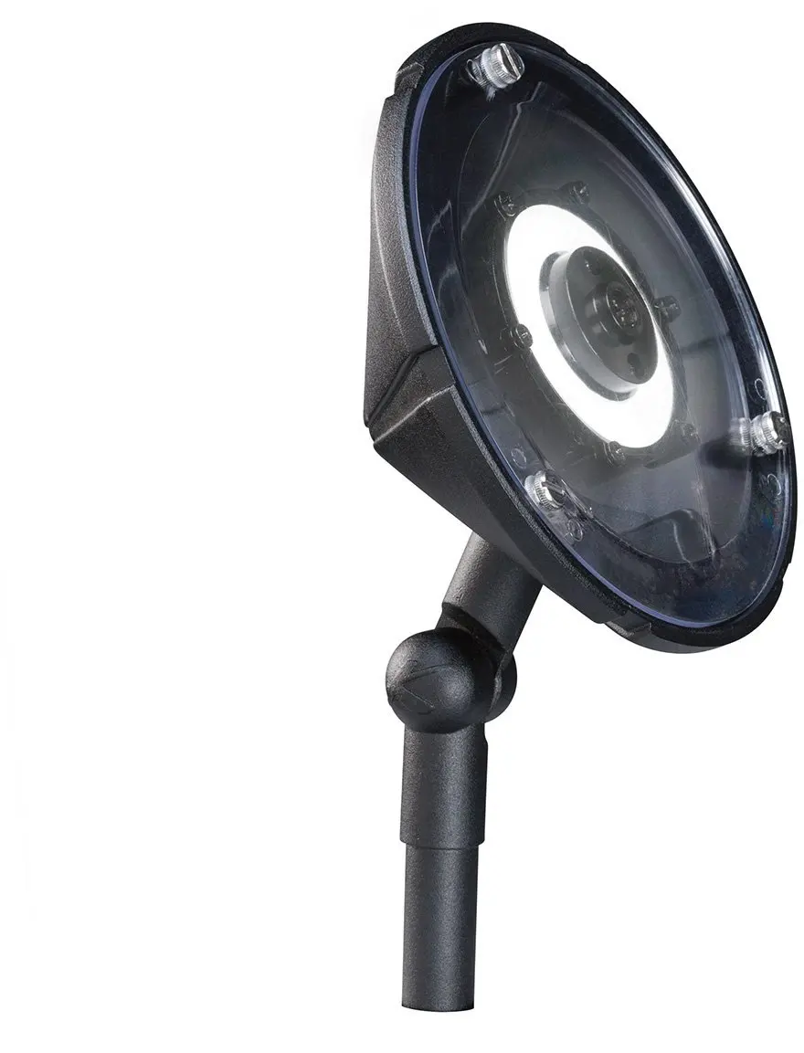 Kichler 15861BKT27R Landscape Wall Wash, 1 Light LED 4.3 Watts, Textured Black