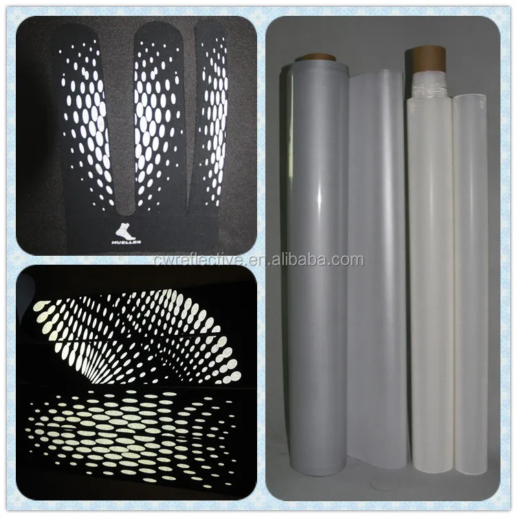 Silk Screen Printing Reflective Film High Light Pet Glass Beaded Silver