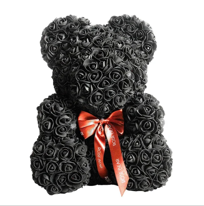 flower bear valentines day