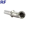 RF Hygienic Hose Barb with 90 Degree Elbow Ferrule SS316 Tri Clamp Pipe Fitting