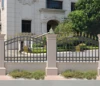 Rongo angle decorative wrought cast iron fence posts
