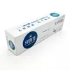 Custom logo embossing white art paper toothpaste packaging box