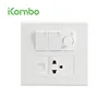 Direct Buy China PC 2 Gang Light Switch With Fan Tel Socket For Home