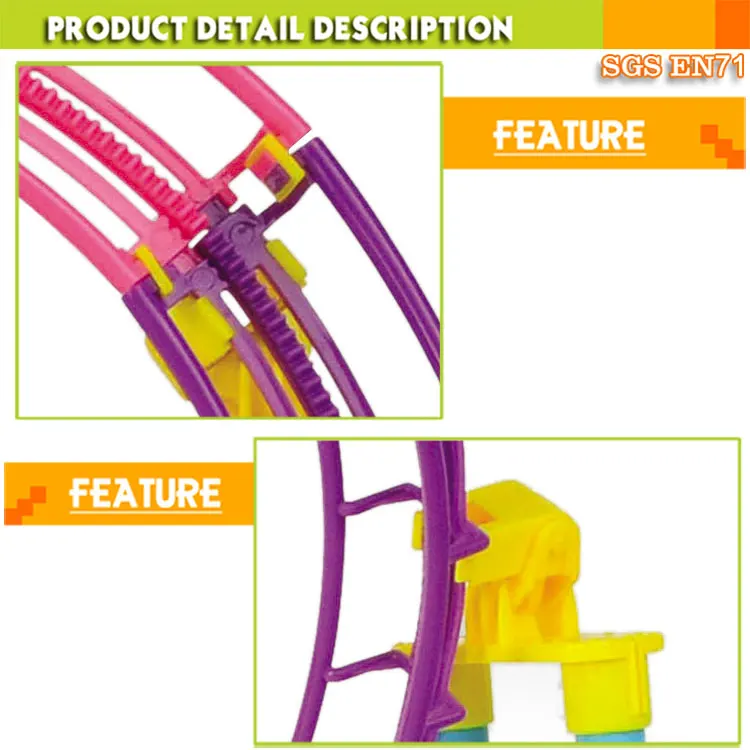 small roller coaster toy