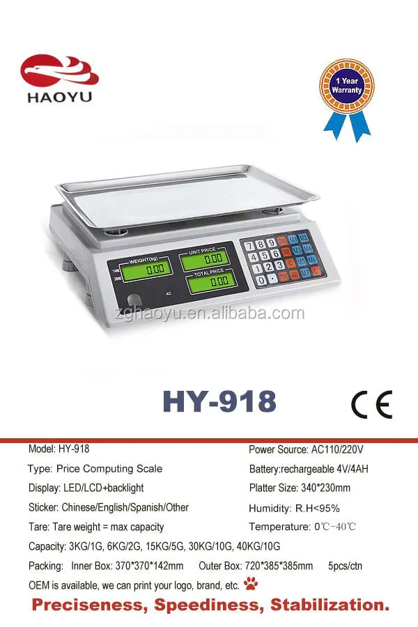 Sri Lanka Government Approval Price Computing Scale Buy Price Scale