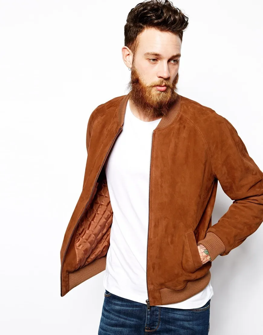 bomber daim homme