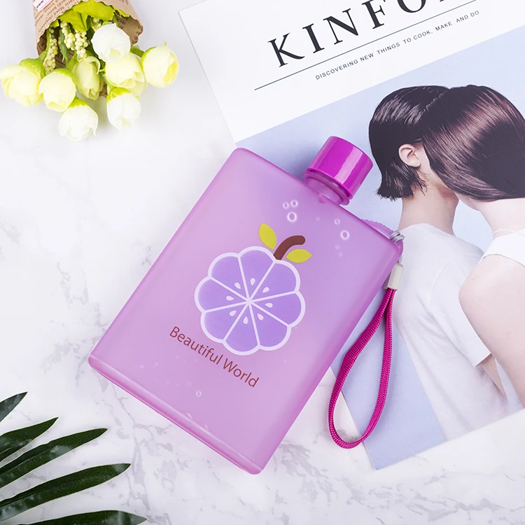 Hot Selling Unique Design BPA Free Flat Mini Water Bottle