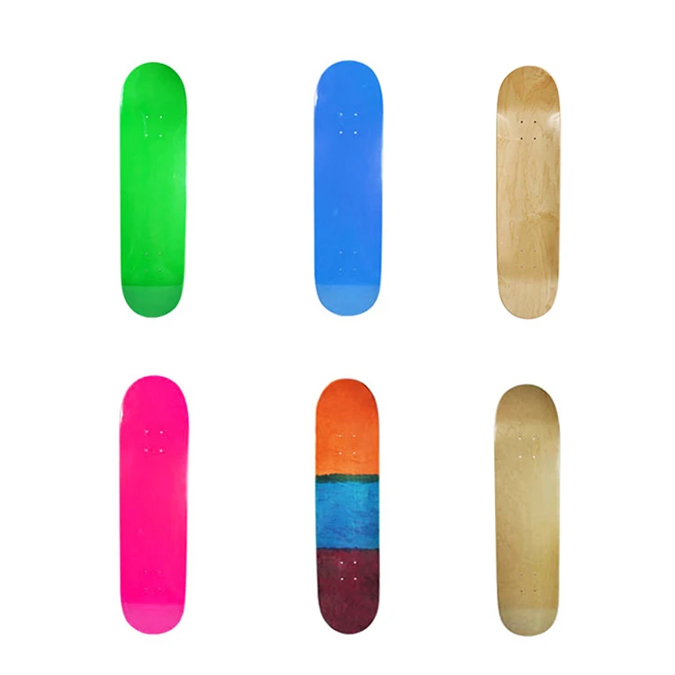 Custom Professional Quality 100 Canadian Maple Skateboard Decks In