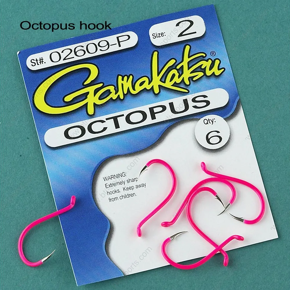 200pcs Octopus Circle Fishing Hooks | Sizes 2/0-3/0, Sharp Carbon Steel,  For Saltwater