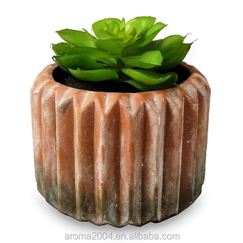 Concrete Succulents Planter Clay Terracotta Small Decorative